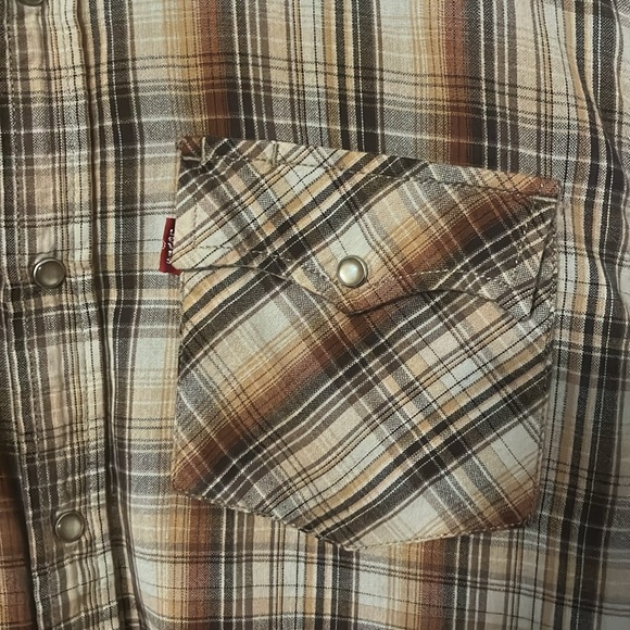 Levis western style snap button down  shirt - Picture 2 of 5